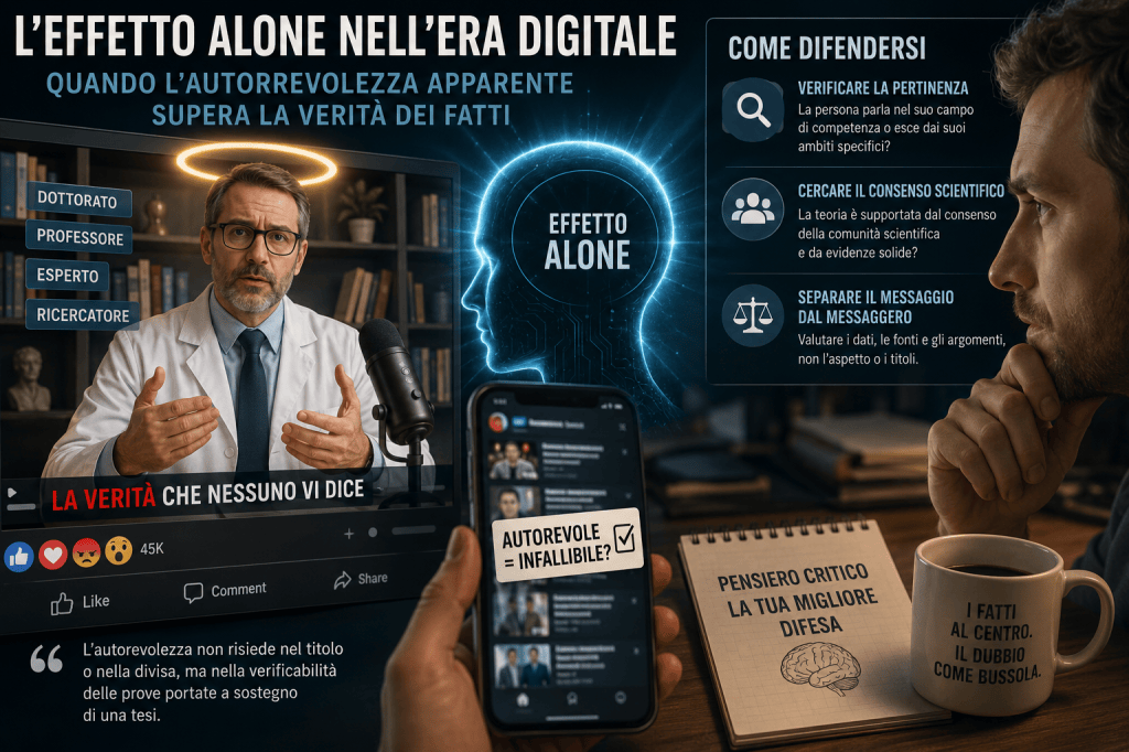 L’Effetto Alone in Rete: quando un camice o un titolo fa la notizia