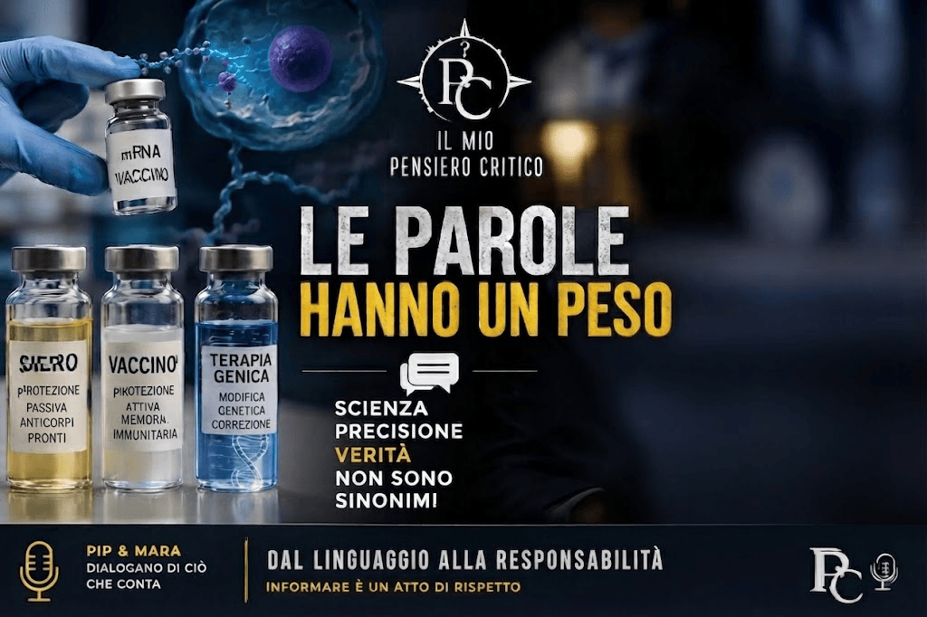 Le Parole Hanno un Peso: Siero, Vaccino e Terapia Genica NON sono la stessa&nbsp;cosa